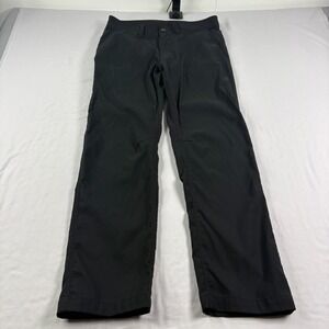 prAna Pants Mens 32x30 Black Alameda Chino Stretch Outdoor Hiking Trail